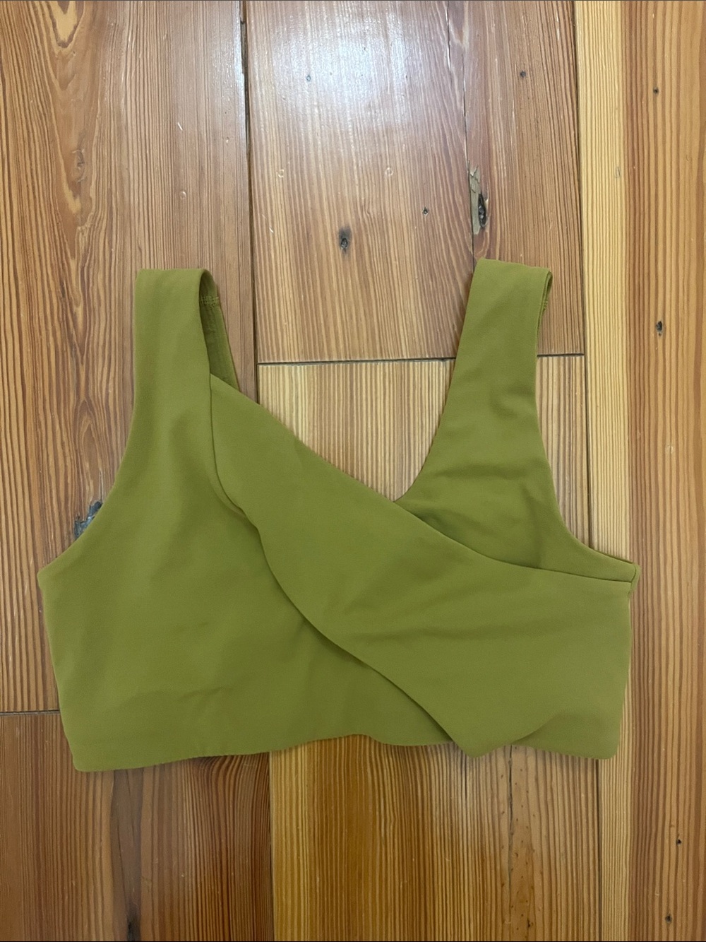 lululemon athletica Olive Wrap sports bra